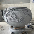 Customized stone fish tank flowerpot